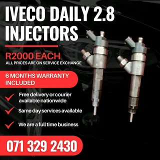 Iveco Daily 2.8 Injectors For Sale With Warranty