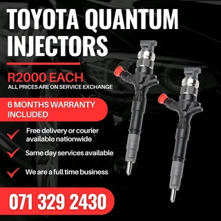 Toyota Quantum Diesel Injectors For Sale With Warranty Included