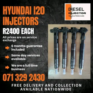 Hyundai I20 Injectors For Sale With Warranty Included