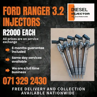 Ford Ranger 3.2 Injectors For Sale With Warranty