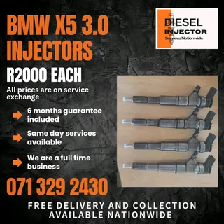 Bmw X5 3.0 Injectors For Sale With Warranty