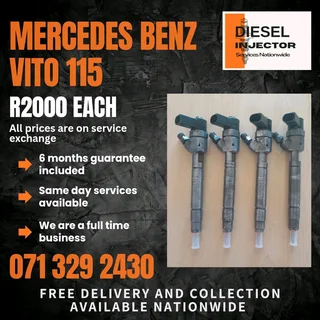 Mercedes Benz Vito Injectors For Sale With Warranty