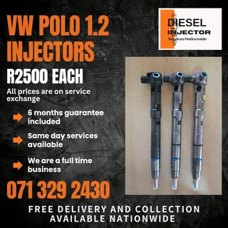 Vw Polo 1.2 Injectors For Sale With Warranty Included