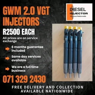 Gwm 2.0 Vgt Injectors For Sale With Warranty