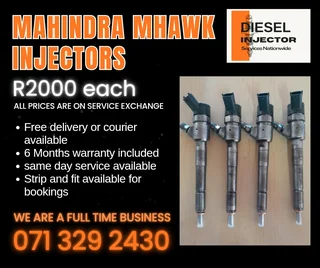 Mahindra Mhawk 2.2 Injectors For Sale With Warranty Included