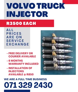 Volvo Truck Injectors For Sale With Warranty