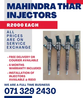 Mahindra Thar 2.5 Injectors For Sale With Warranty