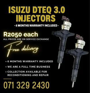 Isuzu Dteq 3.0 Injectors For Sale With Warranty