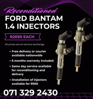 Ford Bantam 1.4 Injectors For Sale With Warranty Included