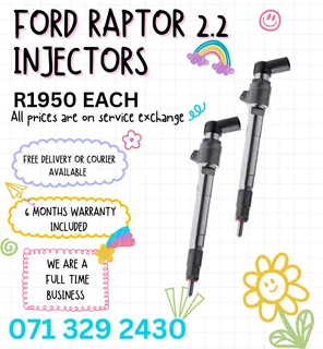 Ford Raptor 2.2 Injectors For Sale With Warranty