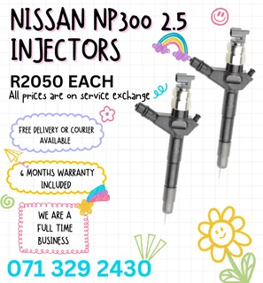 Nissan Np300 2.5 Injectors For Sale With Warranty