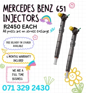 Mercedes Benz Vito 651 Injectors For Sale With Warranty