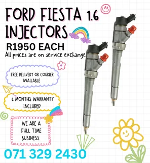 Ford Fiesta 1.6 Injectors For Sale With Warranty