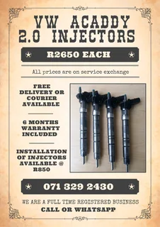 Vw Caddy 2.0 Injectors For Sale With Warranty