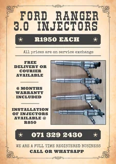 Ford Ranger 3.0 Injectors For Sale With Warranty