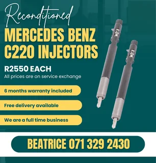 Mercedes Benz C220 Injectors For Sale With Warranty