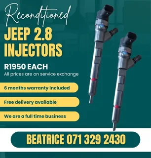 Jeep 2.8 Injectors For Sale With Warranty