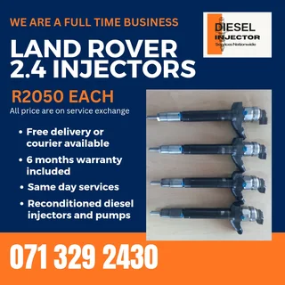 Land Rover 2.4 Injectors For Sale With Warranty