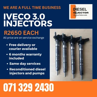 Iveco 3.0 Injectors For Sale With Warranty
