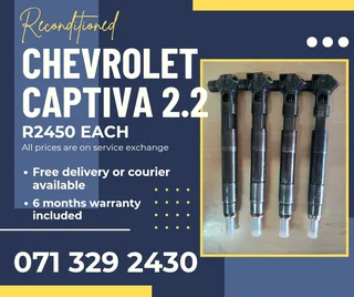 Chevrolet Captiva 2.2 Injectors For Sale With Warranty Included