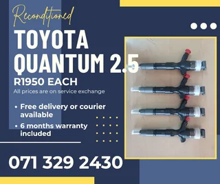 Toyota Quantum 2.5 Injectors For Sale With Warranty