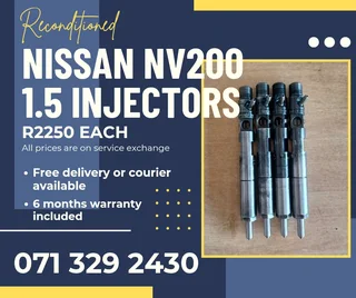 Nissan Nv200 1.5 Injectors For Sale With Warranty