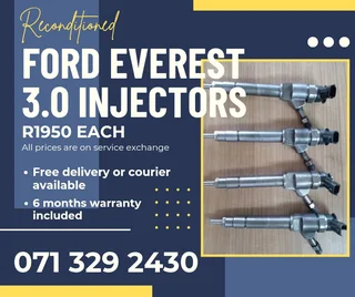 Ford Everest 3.0 Injectors For Sale With Warranty