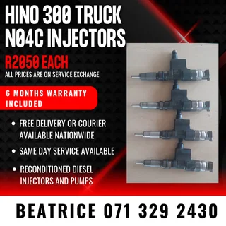 Hino 300 Truck Injectors For Sale With Warranty