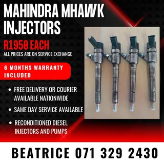 Mahindra Mhawk Injectors For Sale With Warranty Included
