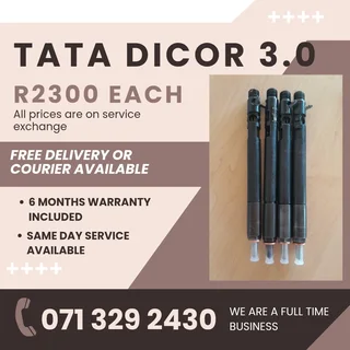 Tata Dicor 3.0 Injectors For Sale With Warranty Included