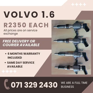 Volvo 1.6 Injectors For Sale With Warranty Included