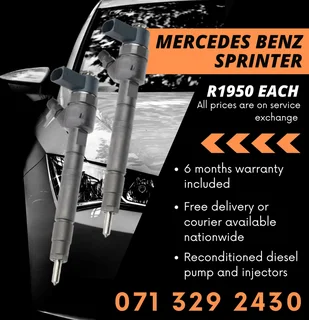 Mercedes Benz Sprinter Injectors For Sale With Warranty Included