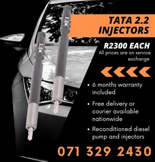 Tata 2.2 Injectors For Sale With Warranty Included