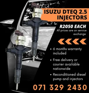Isuzu Dteq 2.5 Injectors For Sale With Warranty Included