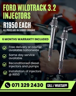 Ford Wildtrack 3.2 Injectors For Sale With Warranty
