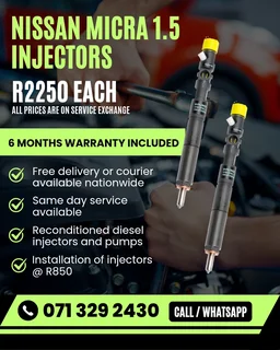 Nissan Micra 1.5 Injectors For Sale With Warranty