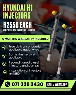 Hyundai H1 Injectors For Sale With Warranty Included