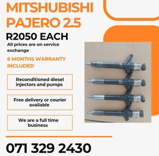 Mitshubishi Pajero 2.5 Injectors For Sale With Warranty