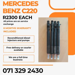 Mercedes Benz C220 Injectors For Sale With Warranty