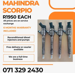 Mahindra Scorpio Injectors For Sale With Warranty Included