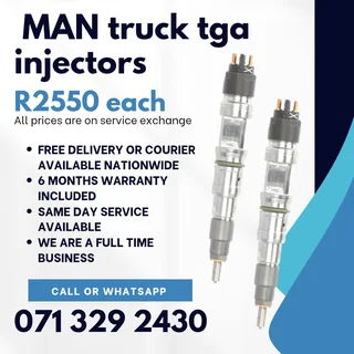 Man Truck Tga Injectors For Sale With Warranty Included