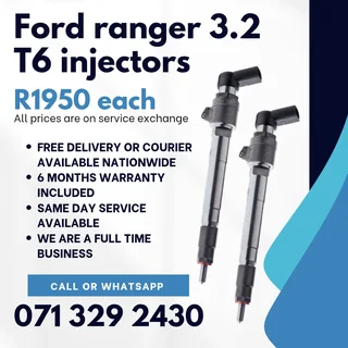 Ford Ranger 3.2 T6 Injectors For Sale With Warranty