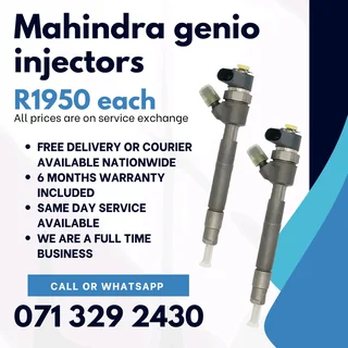 Mahindra Genio Injectors For Sale With Warranty Included