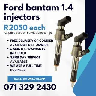 Ford Bantam 1.4 Injectors For Sale With Warranty