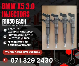 Bmw X5 3.0 Injectors For Sale With Warranty