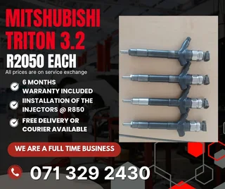 Mitshubishi Triton 3.2 Injectors For Sale With Warranty
