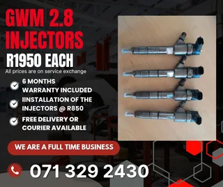 Gwm 2.8 Injectors For Sale With Warranty Included In