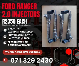 Ford Ranger 2.0 Injectors For Sale