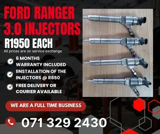 Ford Ranger 3.0 Injectors For Sale With Warranty