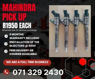Mahindra Pick Up Injectors For Sale With Warranty